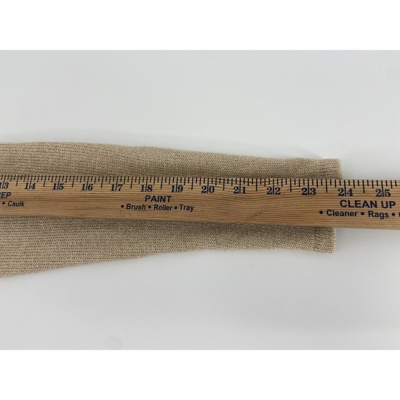 J McLaughlin Sweater Womens Gold Metallic Beaded Holiday Classic Pullover Jumper - Picture 7 of 8